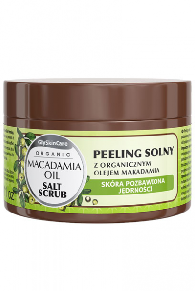 Peeling solny z  olejem makadamia (GLY SKIN CARE)