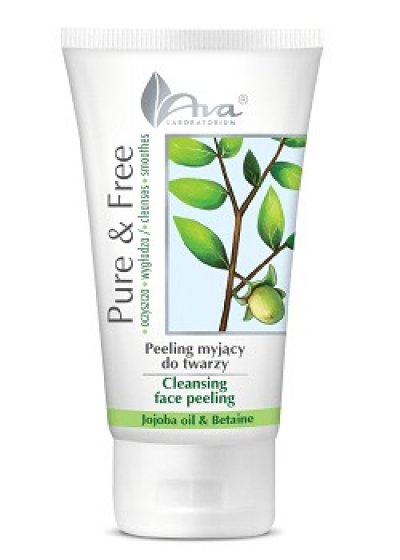 PURE&FREE Peeling myjący do twarzy (Ava)